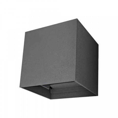 APLIQUE LED LUXE CUBO GRIS...