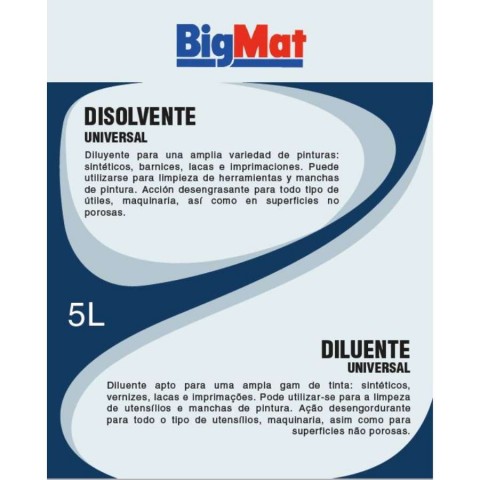 DISOLVENTE UNIVERSAL BIGMAT 5L