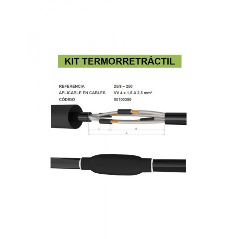 KIT EMPALME TERMORETRACTIL