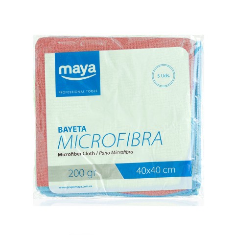 BAYETA MICROFIBRA PACK 5 UDS