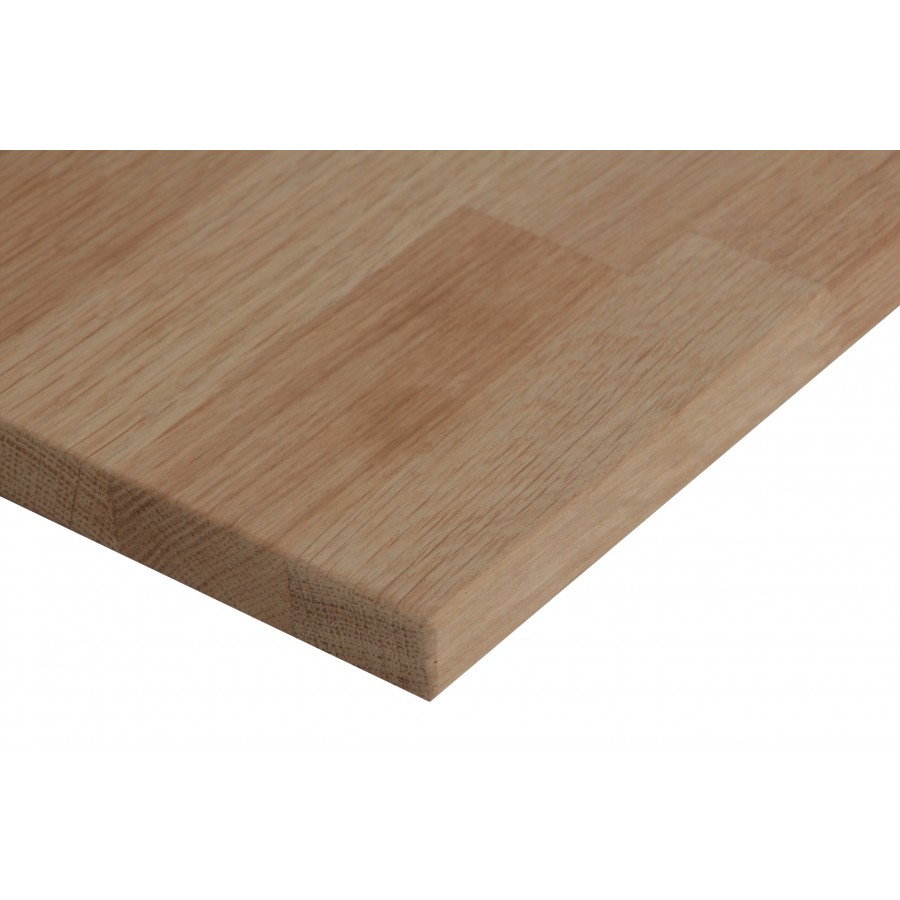 Encimera de cocina fabricada en madera maciza con un acabado aspecto madera de roble. El tratamiento de su superficie permite l Encimera de cocina fabricada en madera maciza con un acabado aspecto madera de roble. El tratamiento de su superficie permite l