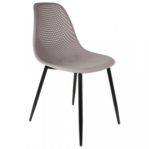 SILLA CALADA HANS GRIS