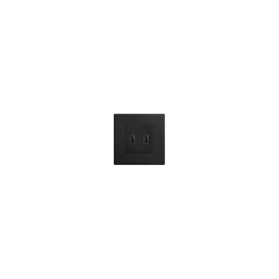 Cargador de USB Schneider Miluz fabricado en ABS con acabado de color negro. Ofrece 3 años de garantía. Cargador de USB Schneider Miluz fabricado en ABS con acabado de color negro. Ofrece 3 años de garantía.