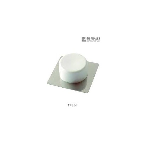 Protege sus paredes de los golpes al abrir las puertas o sujétala del viento con este práctico tope adhesivo en color blanco.Mu