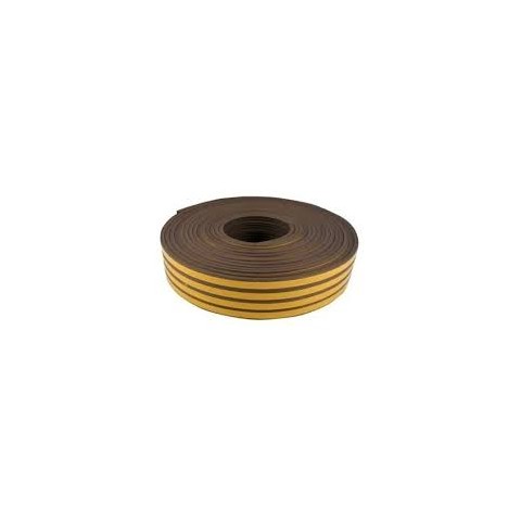 Burlete fabricado en caucho EPDM autoadhesivo con forma de "K" acabado marrón.
Adhesivo fabricado en acrílico en soporte texti