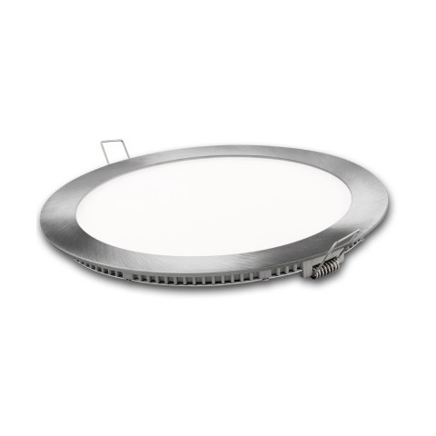 DOWNLIGHT LED REDONDO PLATA...